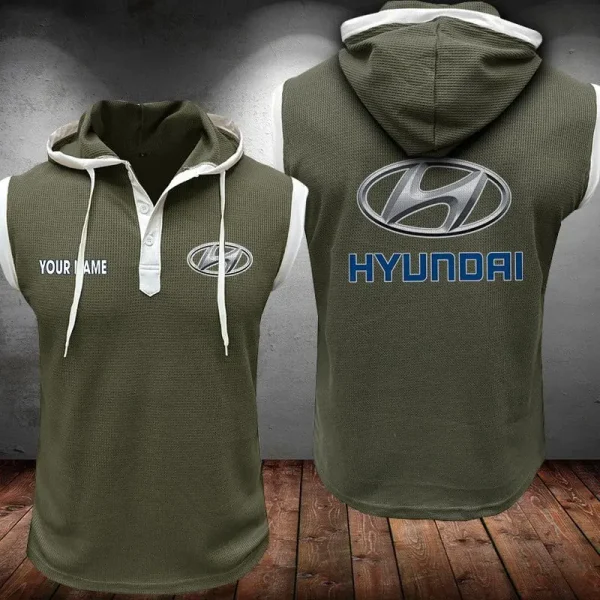 Hyundai Sleeveless Vest Hooded CBWSLVH042 - Image 2