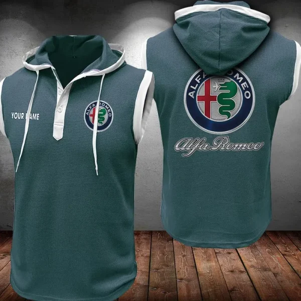 Alfa Romeo Sleeveless Vest Hooded CBWSLVH043 - Image 3