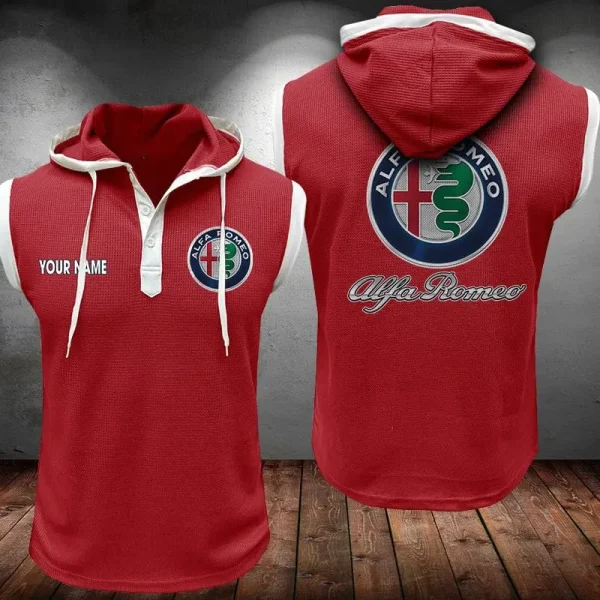 Alfa Romeo Sleeveless Vest Hooded CBWSLVH043 - Image 8