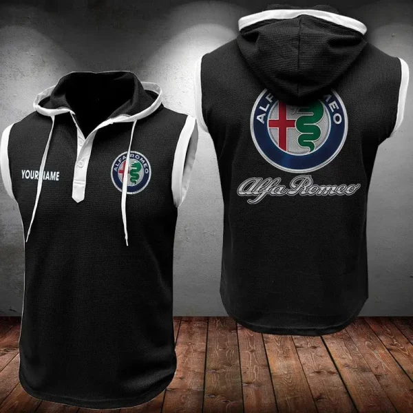 Alfa Romeo Sleeveless Vest Hooded CBWSLVH043 - Image 11