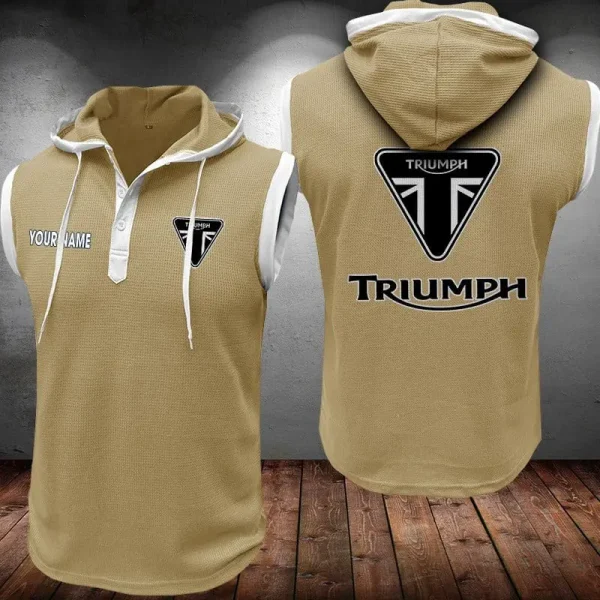 Triumph Motorcycles Sleeveless Vest Hooded CBWSLVH066 - Image 5