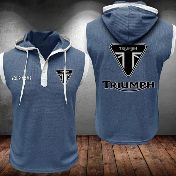Triumph Motorcycles Sleeveless Vest Hooded CBWSLVH066 - Image 6