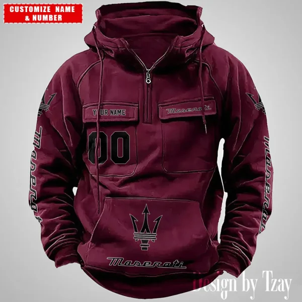 Maserati Men Hoodie VDVMHD067 - Image 3