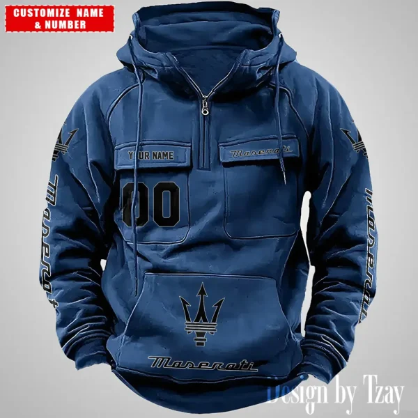 Maserati Men Hoodie VDVMHD067 - Image 5