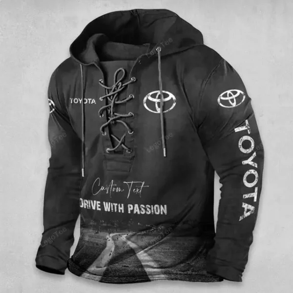Toyota Lace Up Men Hoodie VD3DLUMH015 - Image 2