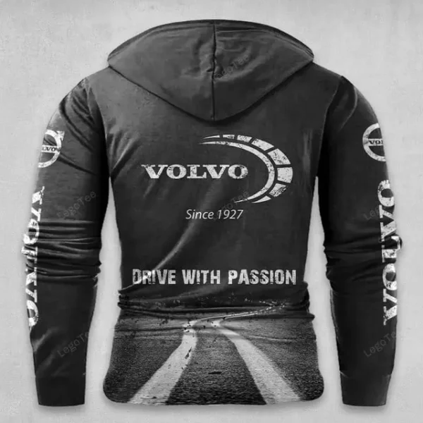 Volvo Lace Up Men Hoodie VD3DLUMH017 - Image 3