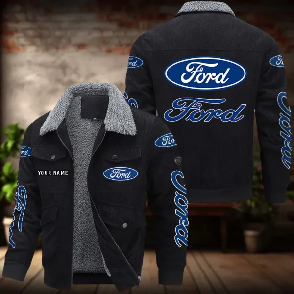Ford Men's Thickened Corduroy Jacket VDTCJ004 - Image 2