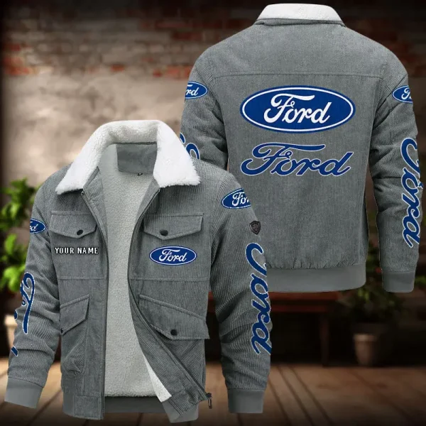 Ford Men's Thickened Corduroy Jacket VDTCJ004 - Image 3