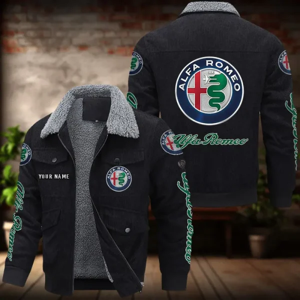 Alfa Romeo Men's Thickened Corduroy Jacket VDTCJ006