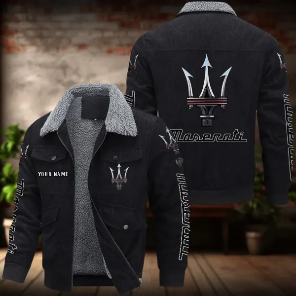 Maserati Men's Thickened Corduroy Jacket VDTCJ015 - Image 2