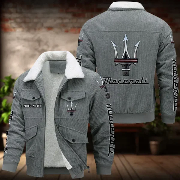 Maserati Men's Thickened Corduroy Jacket VDTCJ015 - Image 3