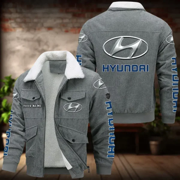 Hyundai Men's Thickened Corduroy Jacket VDTCJ024