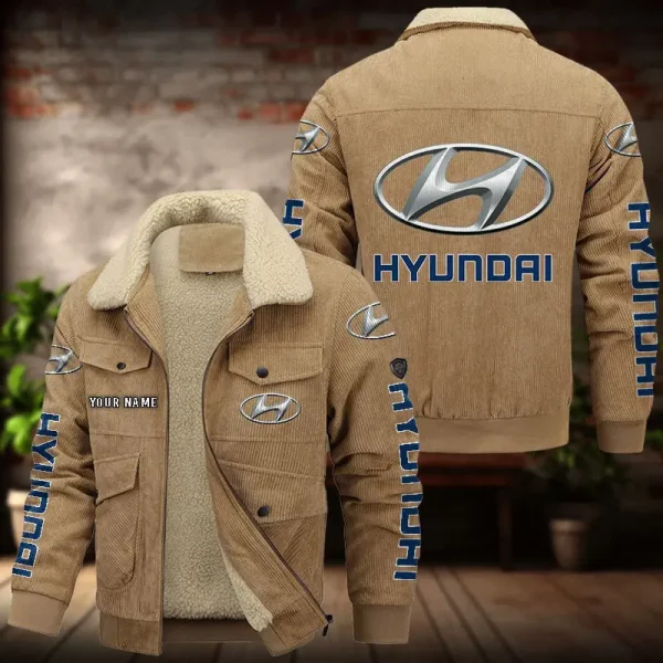 Hyundai Men's Thickened Corduroy Jacket VDTCJ024 - Image 2
