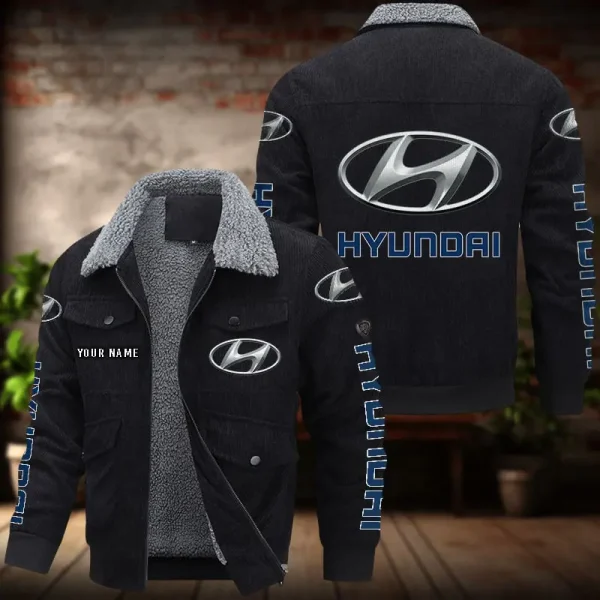 Hyundai Men's Thickened Corduroy Jacket VDTCJ024 - Image 3