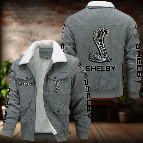 Ford Shelby Men's Thickened Corduroy Jacket VDTCJ034 - Image 3
