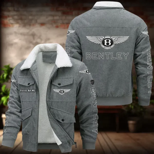 Bentley Men's Thickened Corduroy Jacket VDTCJ043 - Image 3