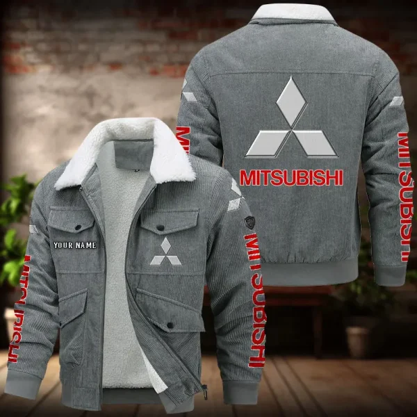 Mitsubishi Men's Thickened Corduroy Jacket VDTCJ052