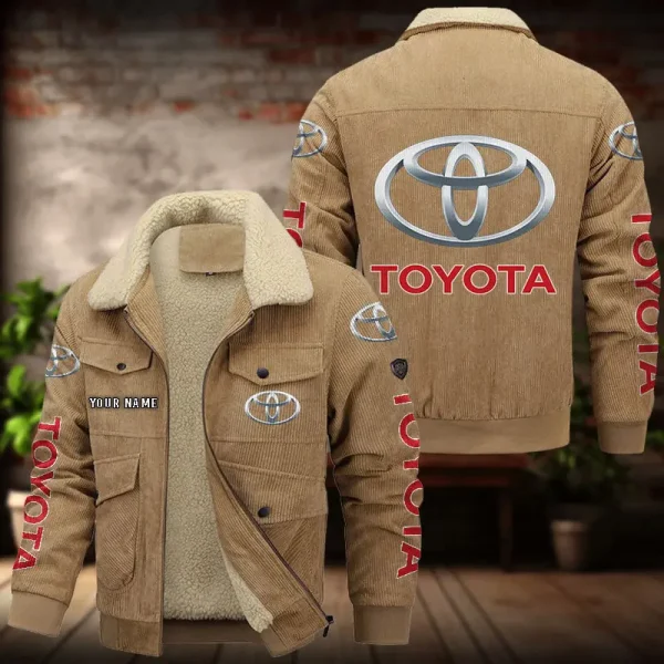 Toyota Men's Thickened Corduroy Jacket VDTCJ053