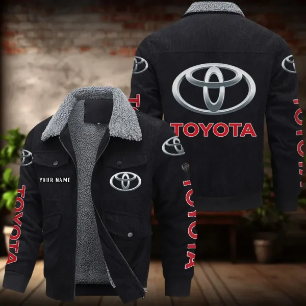 Toyota Men's Thickened Corduroy Jacket VDTCJ053 - Image 2