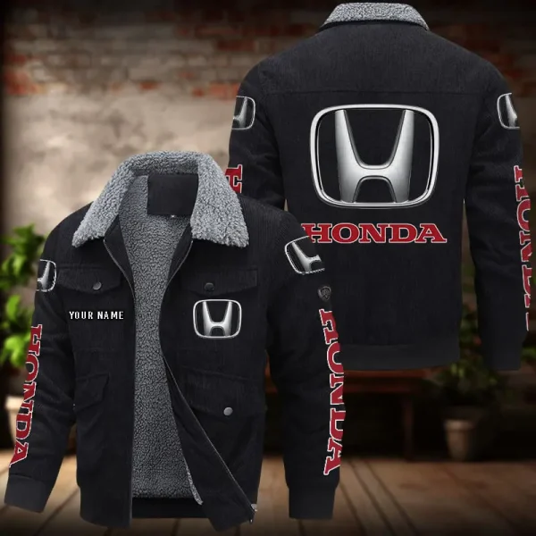 Honda Men's Thickened Corduroy Jacket VDTCJ058 - Image 2