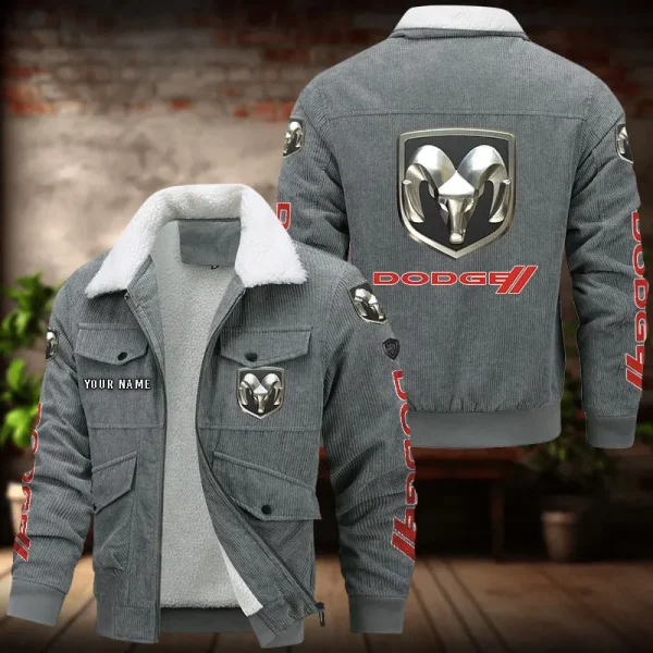 Dodge Men's Thickened Corduroy Jacket VDTCJ061 - Image 3