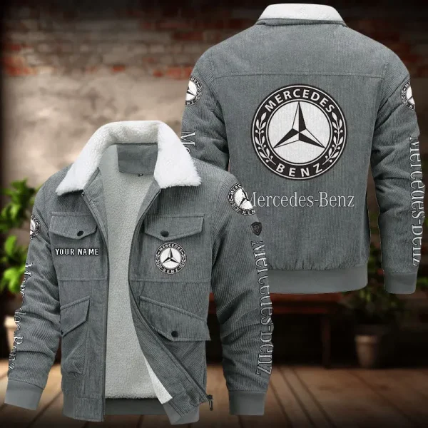 Mercedes-Benz Men's Thickened Corduroy Jacket VDTCJ063 - Image 3