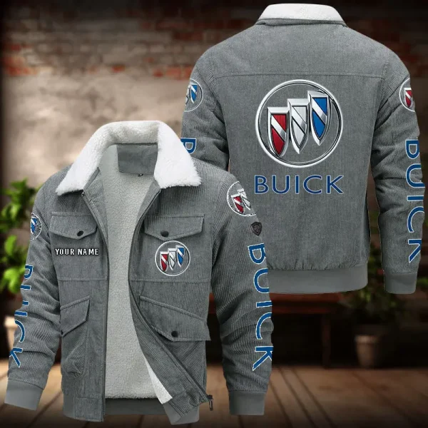 Buick Men's Thickened Corduroy Jacket VDTCJ070 - Image 3