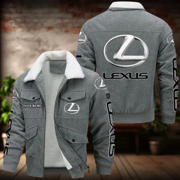 Lexus Men's Thickened Corduroy Jacket VDTCJ087 - Image 3
