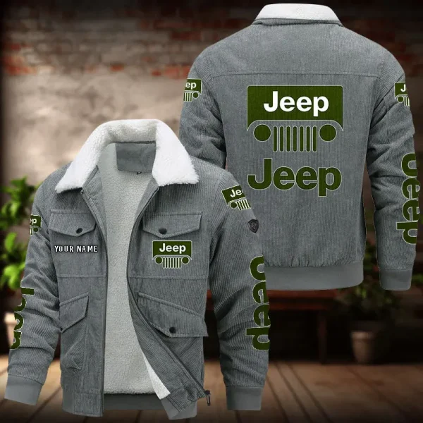 Jeep Men's Thickened Corduroy Jacket VDTCJ090 - Image 3
