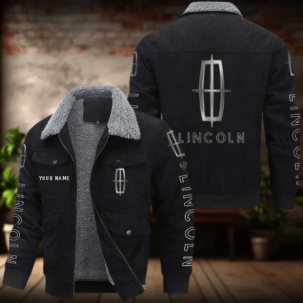 Lincoln Men's Thickened Corduroy Jacket VDTCJ091 - Image 2