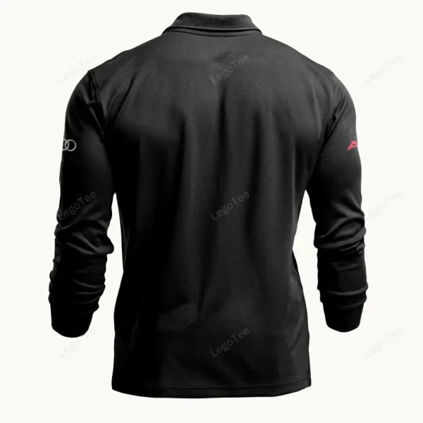 Audi Long Sleeve Polo Shirt VDLSPS055 - Image 3