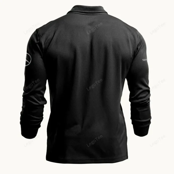 Mercedes-Benz Long Sleeve Polo Shirt VDLSPS056 - Image 3