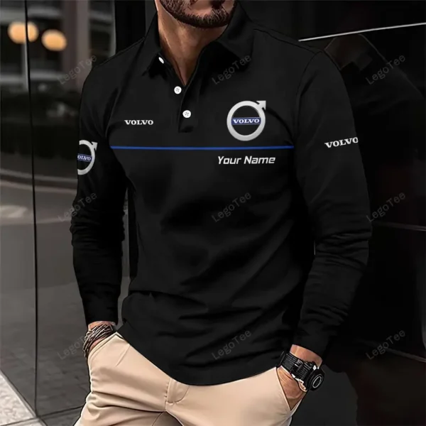 Volvo Long Sleeve Polo Shirt VDLSPS069