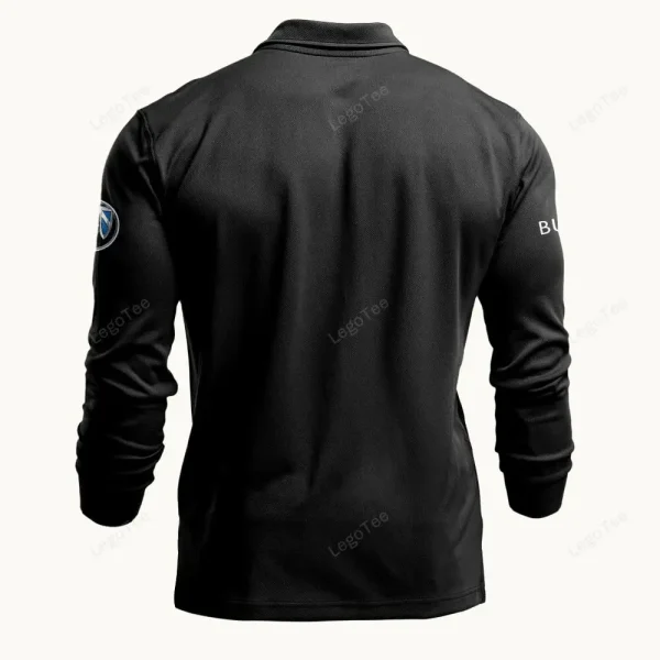 Buick Long Sleeve Polo Shirt VDLSPS081 - Image 3