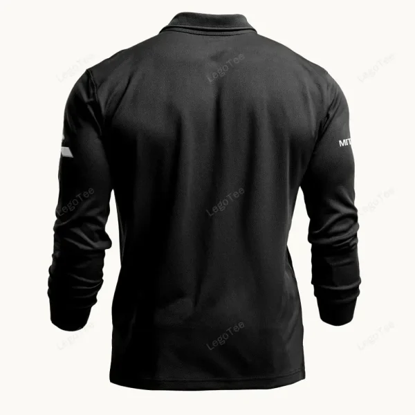 Mitsubishi Long Sleeve Polo Shirt VDLSPS097 - Image 3