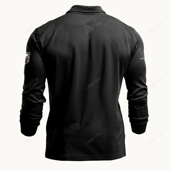 Dodge Long Sleeve Polo Shirt VDLSPS103 - Image 3