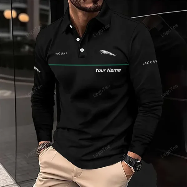 Jaguar Long Sleeve Polo Shirt VDLSPS113