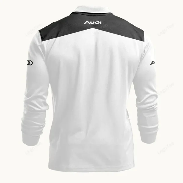 Audi Long Sleeve Polo Shirt VDLSPS139 - Image 3