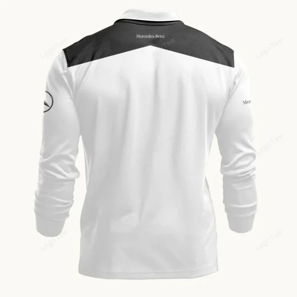 Mercedes-Benz Long Sleeve Polo Shirt VDLSPS140 - Image 3