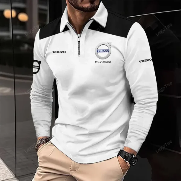 Volvo Long Sleeve Polo Shirt VDLSPS153 - Image 2