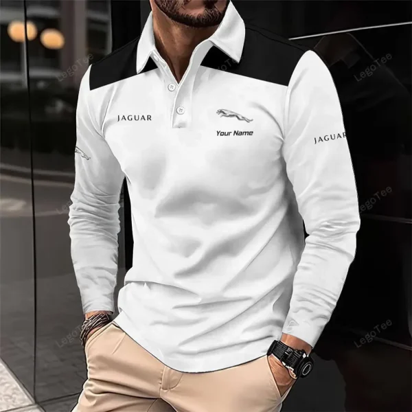 Jaguar Long Sleeve Polo Shirt VDLSPS197