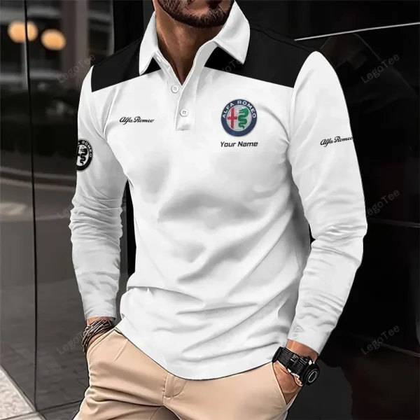Alfa Romeo Long Sleeve Polo Shirt VDLSPS207