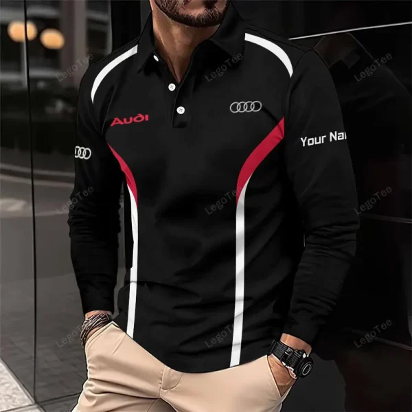 Audi Long Sleeve Polo Shirt VDLSPS223