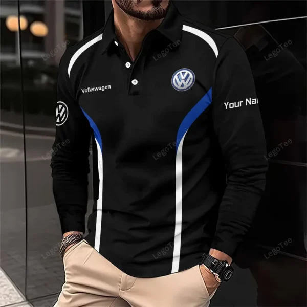 Volkswagen Long Sleeve Polo Shirt VDLSPS225