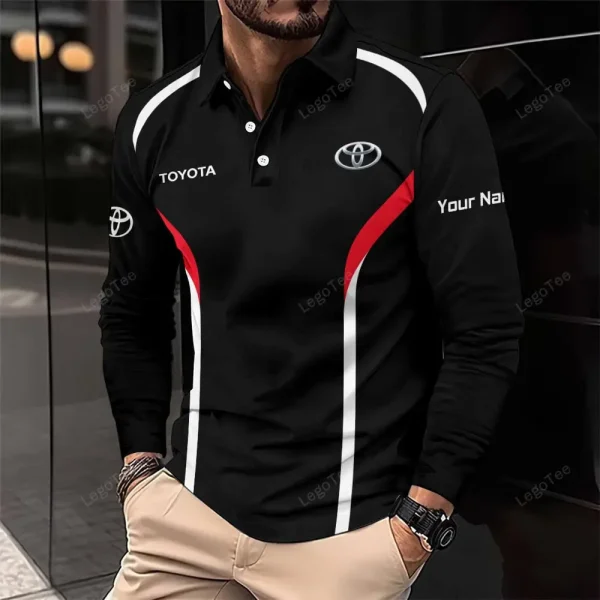 Toyota Long Sleeve Polo Shirt VDLSPS229