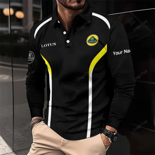 Lotus Long Sleeve Polo Shirt VDLSPS246