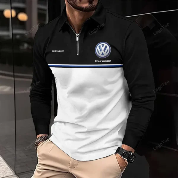 Volkswagen Long Sleeve Polo Shirt VDLSPS309 - Image 2
