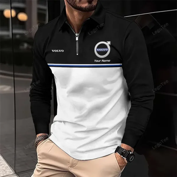 Volvo Long Sleeve Polo Shirt VDLSPS321 - Image 2