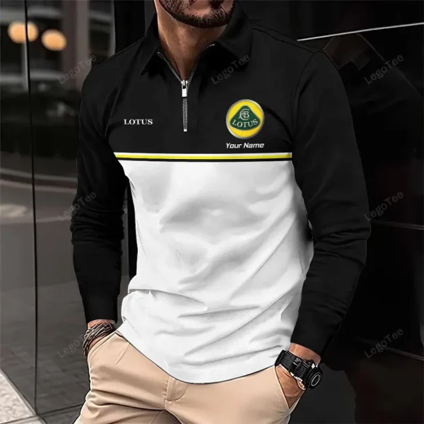 Lotus Long Sleeve Polo Shirt VDLSPS330 - Image 2