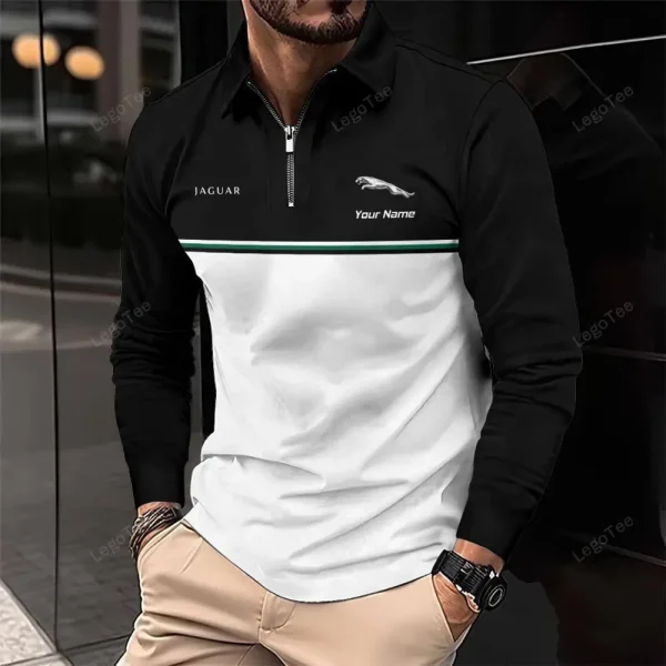 Jaguar Long Sleeve Polo Shirt VDLSPS365 - Image 2